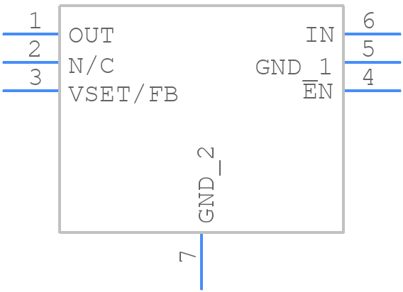 TPS78101DRVT - Texas Instruments - PCB symbol