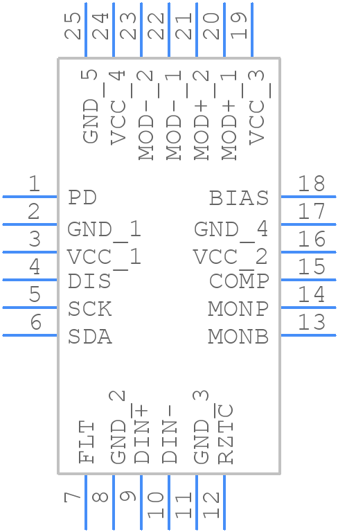 ONET1101LRGER - Texas Instruments - PCB symbol