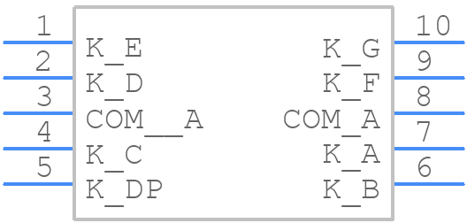 ACSA04-41SYKWA-F01 - Kingbright - PCB symbol