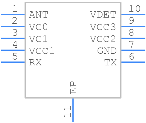 WLAN7001C - NXP - PCB symbol
