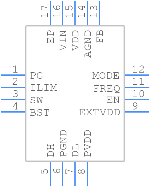 MIC2127AYML-TRVAO - Microchip - PCB symbol