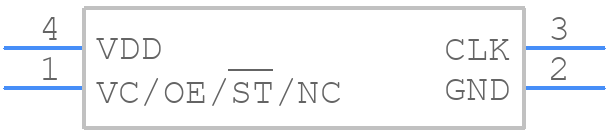 SIT5000AI-8E-33N0-10.000000x - SiTime - PCB symbol