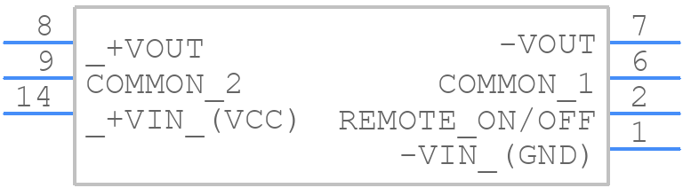 TDR 3-2423 - Traco Power - PCB symbol