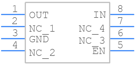 MIC5201-3.3YM-TR - Microchip - PCB symbol