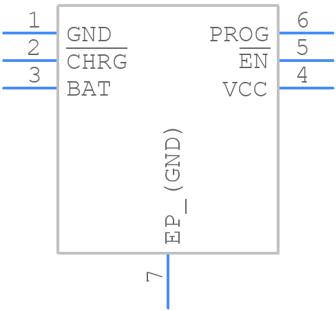 LTC4065LEDC - Analog Devices - PCB symbol