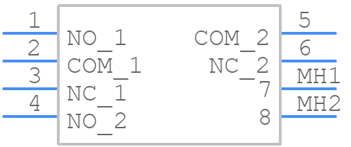 7201SD9AV2BE - LITTELFUSE - PCB symbol