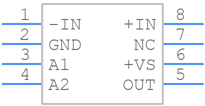 AD8202WYRMZ-RL - Analog Devices - PCB symbol