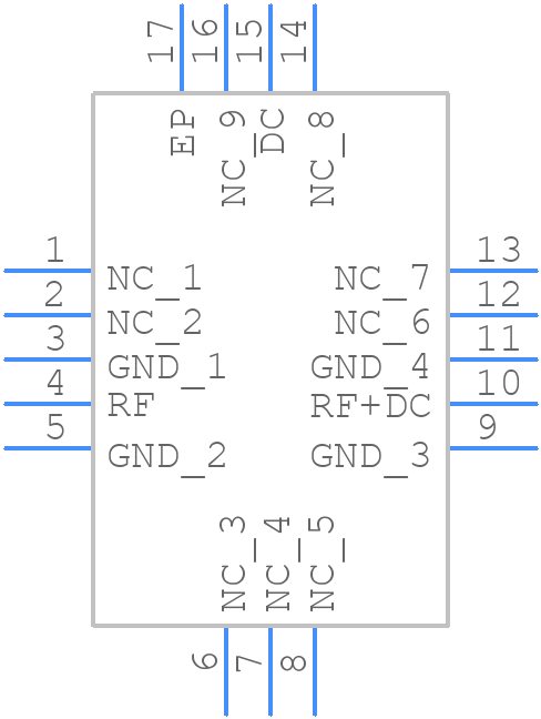 MBT-283+ - Mini-Circuits - PCB symbol