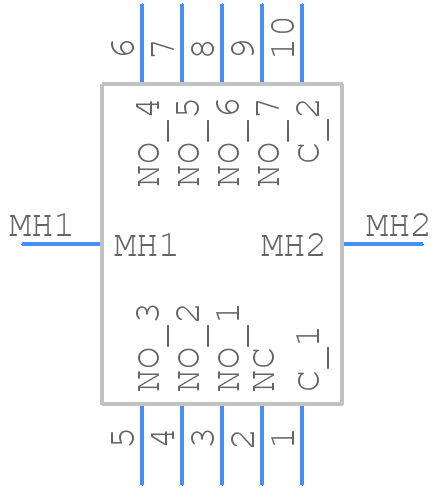 SRBV181004 - ALPS Electric - PCB symbol