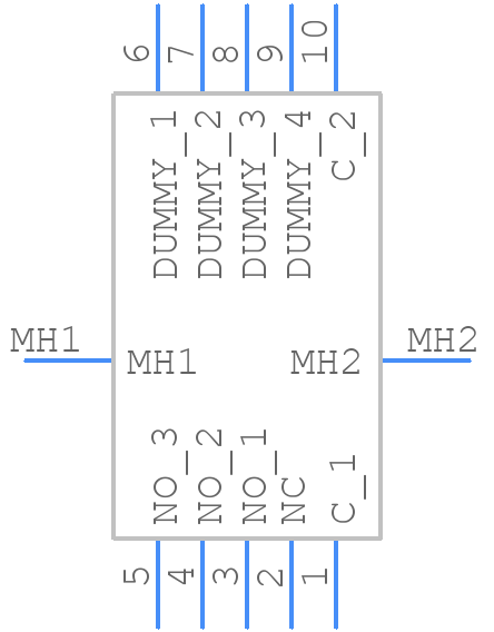 SRBV141404 - ALPS Electric - PCB symbol