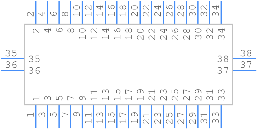 AXT334124 - Panasonic - PCB symbol