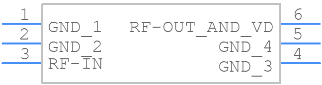 PSA-0012+ - Mini-Circuits - PCB symbol