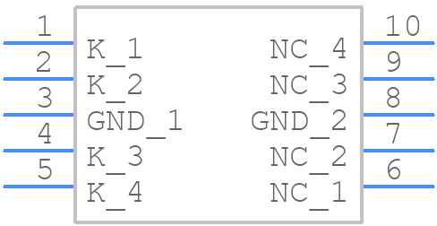 SP1004U-ULC-04UTG - LITTELFUSE - PCB symbol