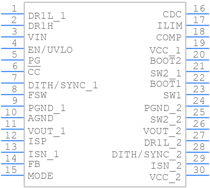 TPS552882RPMR - Texas Instruments - PCB symbol