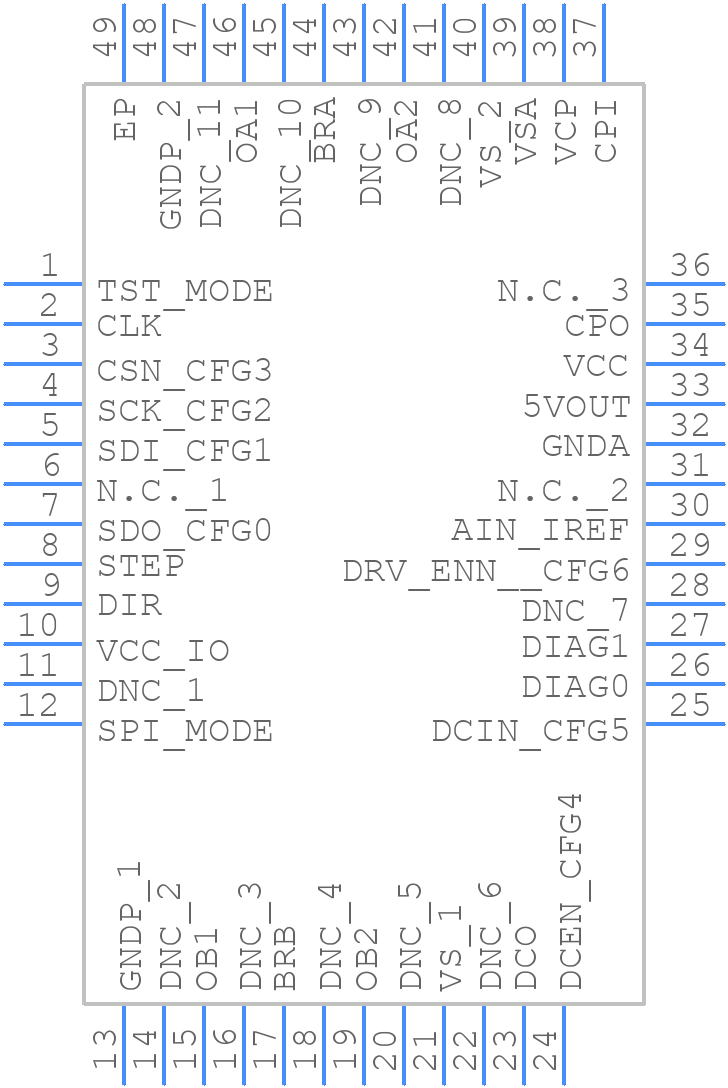 TMC2130-TA-T - Analog Devices - PCB symbol