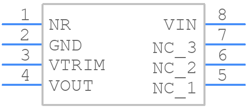 LT1027DCS8-5#PBF - Analog Devices - PCB symbol