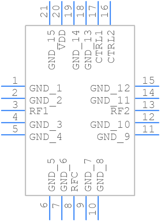 QPC6324SR - Qorvo - PCB symbol