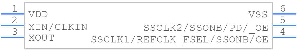 SI51210-B11420-GM - Silicon Labs - PCB symbol