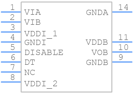 SI82391BD-IS3 - Silicon Labs - PCB symbol