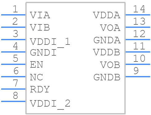 SI82393CD-IS3 - Silicon Labs - PCB symbol