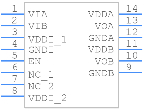 SI82397AD-IS3 - Silicon Labs - PCB symbol