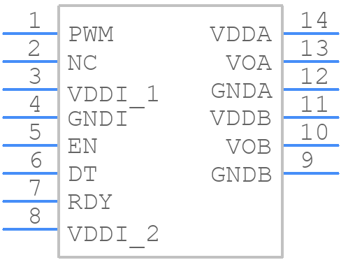 SI82398AD-IS3 - Silicon Labs - PCB symbol
