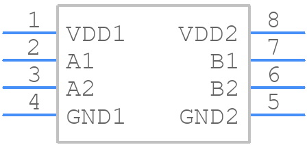 SI8622EB-B-IM1R - Silicon Labs - PCB symbol