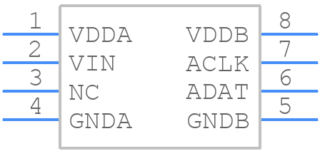 SI8936D-IS4 - Silicon Labs - PCB symbol