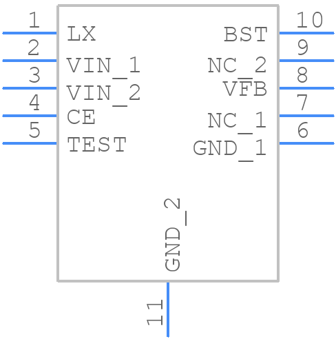 R1240K003B-TR - Ricoh - PCB symbol
