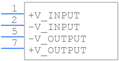 EC2SA22NH - Cincon - PCB symbol