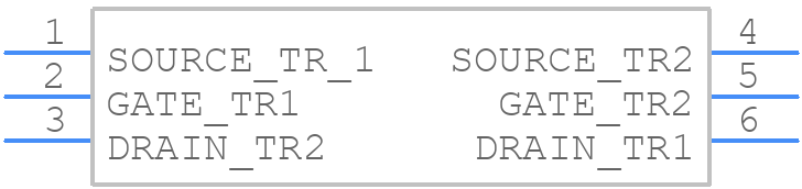 PMDT290UNEH - Nexperia - PCB symbol