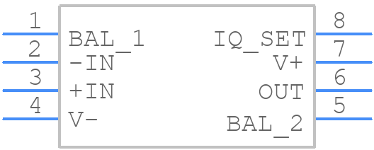 ICL7611DCBAZ - Renesas Electronics - PCB symbol