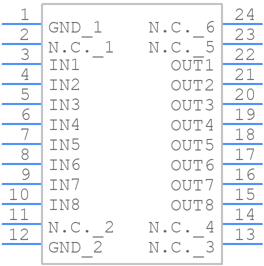TPD2007F(EL1) - Toshiba - PCB symbol