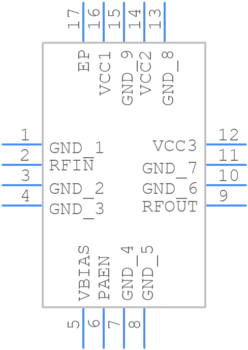 SKY66312-11 - Skyworks - PCB symbol