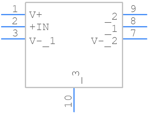 LTC6226HDC#TRMPBF - Analog Devices - PCB symbol
