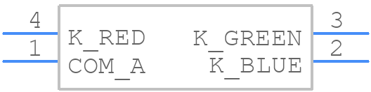LL-S157BRGBC - Luckylight - PCB symbol