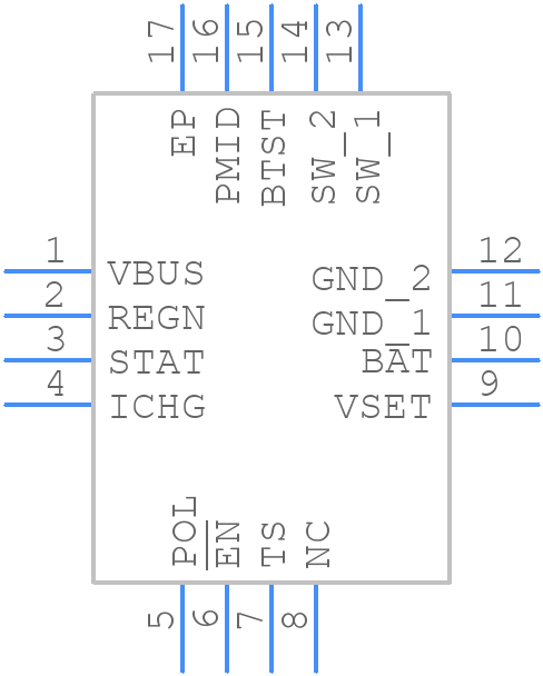 BQ25302RTER - Texas Instruments - PCB symbol