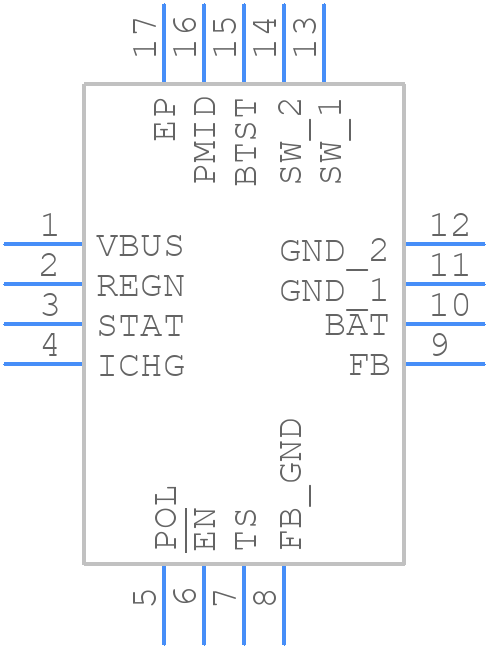 BQ25306RTER - Texas Instruments - PCB symbol