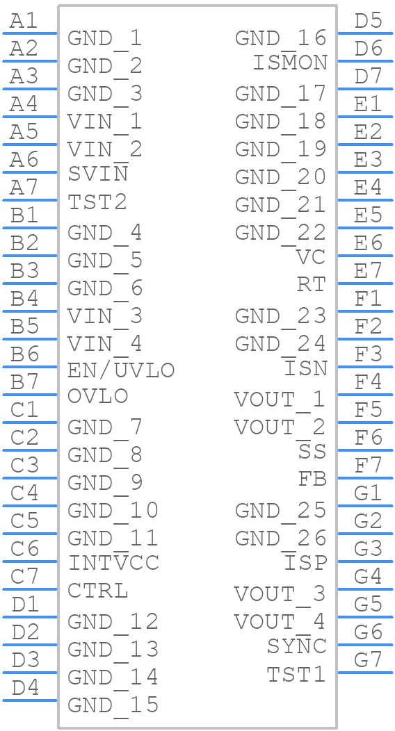 LTM8083EY#PBF - Analog Devices - PCB symbol