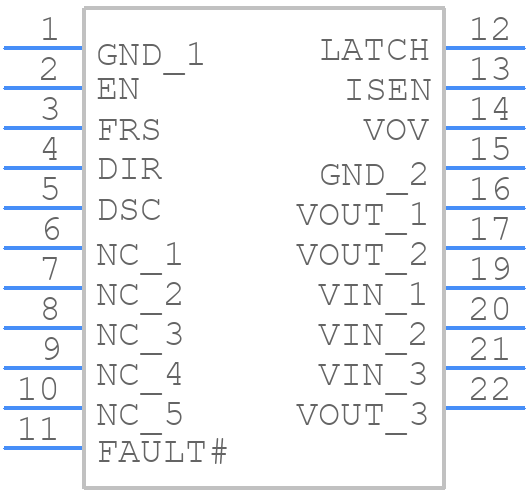 UCS3205-E/Q8A - Microchip - PCB symbol