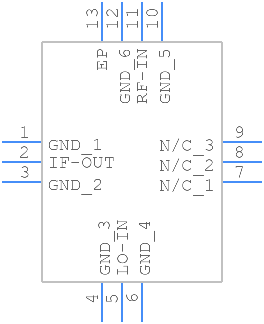 MDB-44H+ - Mini-Circuits - PCB symbol