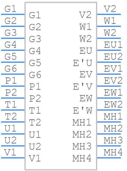 FS50R06W1E3_B11 - Infineon - PCB symbol