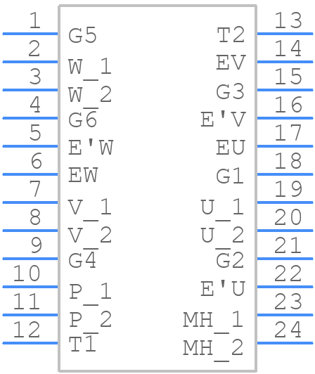 FS50R06W1E3 - Infineon - PCB symbol