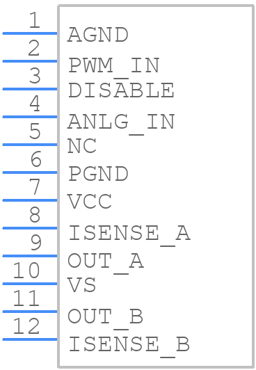 SA160DP - Apex Microtechnology - PCB symbol