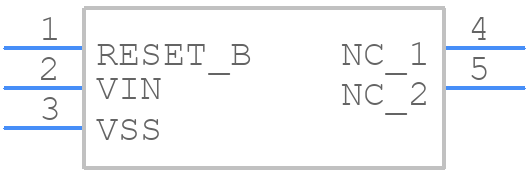 XC6136C25BMR-G - Torex - PCB symbol