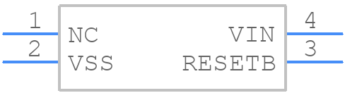 XC6136C44ANR-G - Torex - PCB symbol