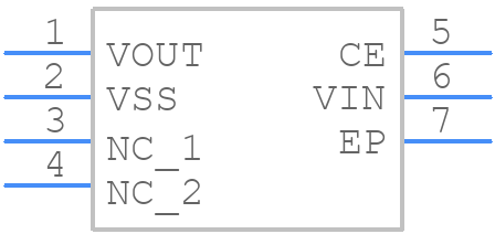 XC6240A2638R-G - Torex - PCB symbol