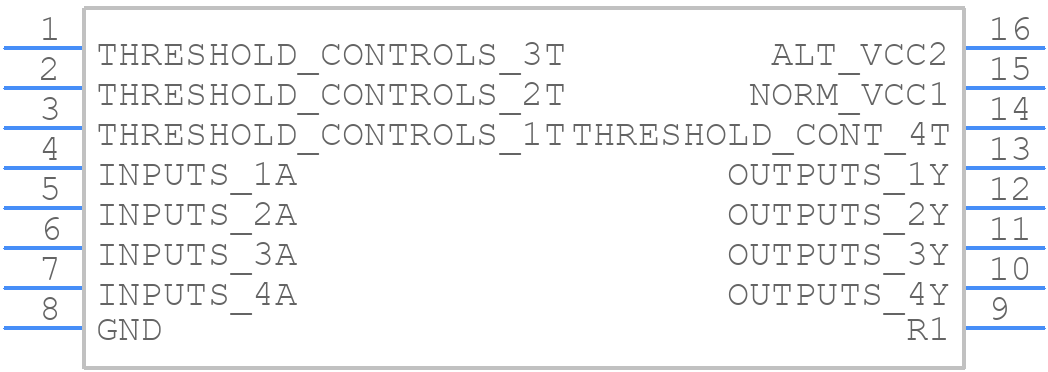 DS75154M - Texas Instruments - PCB symbol