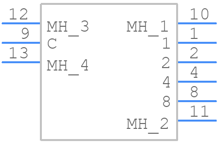FR01AR16PB - NKK Switches - PCB symbol