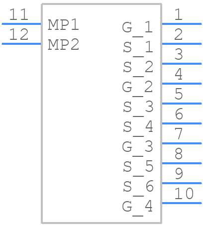 FH55M-10S-0.4SH - Hirose - PCB symbol